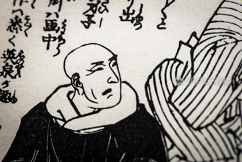 古董日本插图:Toyokuni, Yeisen和Kuniyoshi由Kuniyoshi